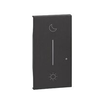 Living Now with Netatmo 2 Module Sleep / Wake-Up Wireless Switch Cover Black