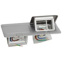 Legrand 6 Module Pop-up Box Aluminium