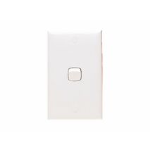 HPM Standard 10A 1 Gang Vertical Single Pole Double Throw Switch White