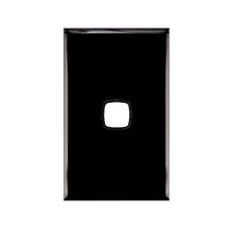 Excel - Grid & plate For 770 series mechanisms - 1 gang gloss black