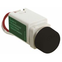 HPM 400VA 2 Wire Trailing Edge Rotary Dimmer Black