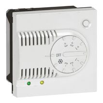 Arteor - BUS probes - from 3 °C to 40 °C with knob - 2 modules - white