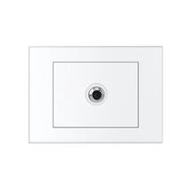 HPM VIVO 1 Gang Coaxial TV Outlet White