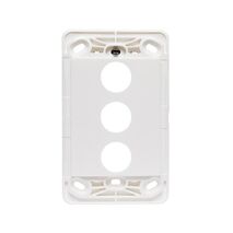 HPM VIVO 3 Gang Switch Grid White