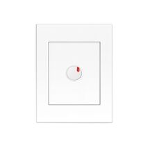 HPM VIVO 350VA 3 Wire Push Button Cover Plate Grey