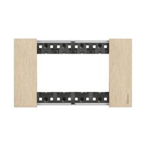 Bticino Living Now 4 Module Coverplate Gold