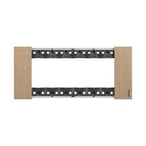 Bticino Living Now 6 Module Coverplate Oak