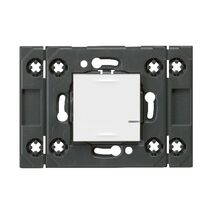 ARTEOR Wireless Switch Mechanism - Horizontal 2 Module with Grid - White