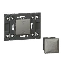 ARTEOR Gateway + Wireless Master Switch Mechanism - Horizontal 2 Module with Grid - Magnesium