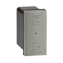 Arteor with Netatmo 1 Module Wireless Home-Away Master Clip-In Grid Switch Magnesium
