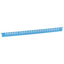 MEMOCAB - Markers for wiring numbers - colour code 2.5x2.5mm blue number 6 slide-in pack of 600