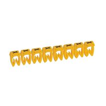 CAB3 - Markers for terminal blocks and wiring 0.5 to 1.5mm² black letters on yellow background 0.5-1.5mm² letter X pack of 300