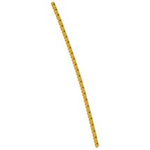 CAB3 - Markers for terminal blocks and wiring 0.15 to 0.5mm² black symbols on yellow background 0.15-0.5mm² symbol . pack of 300
