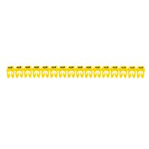 CAB3 - Markers for terminal blocks and wiring 0.5 to 1.5mm² black letters on yellow background 0.5-1.5mm² letter Q pack of 300
