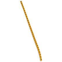 CAB3 - Markers for wiring 1.5 to 2.5 mm² black letters on yellow background 1.5-2.5mm² letter A pack of 300