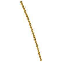 CAB3 - Markers for wiring 1.5 to 2.5 mm² black letters on yellow background 1.5-2.5mm² letter D pack of 300