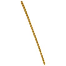CAB3 - Markers for wiring 1.5 to 2.5 mm² black letters on yellow background 1.5-2.5mm² letter E pack of 300