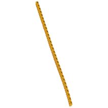 CAB3 - Markers for wiring 1.5 to 2.5mm² black letters on yellow background 1.5-2.5mm² letter X pack of 300