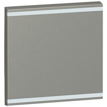 Arteor - MyHOME - Square key cover BUS/SCS - without marking - 2 modules - magnesium
