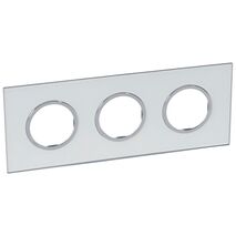 ARTEOR SCS Round 3 Module Horizontal Coverplate Mirror White