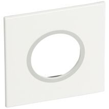 ARTEOR SCS Round 1 Module Horizontal Coverplate Mirror White