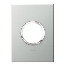 ARTEOR Round 2 Module Vertical Coverplate Pearl Aluminium