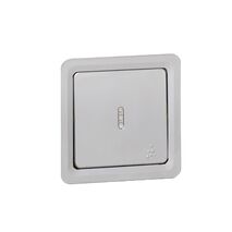 Soliroc Rocker switch mechanism ON indicator with lamp 2 way IP55 IK10 10A 250V a.c. magnesium