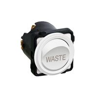 Excel Life - Engraved rocker switch mechanism 2 way 16AX 240V a.c. WASTE engraved Matt White
