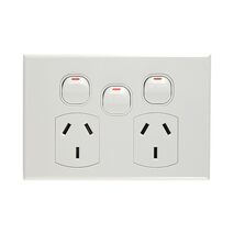 Double Power Point with Extra Switch