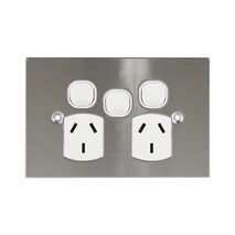 Double Power Point with Extra Switch