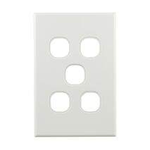 Grid Plate 5 Gang