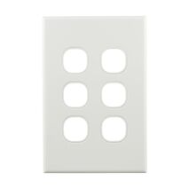 Grid Plate 6 Gang