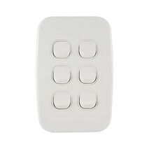 Light Switch 6 Gang – VERTICAL