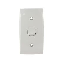 Intermediate Plate Light Switch 1 Gang – 54mm Mounting Centres