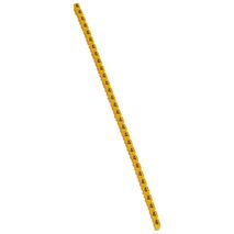 CAB3 - Markers for wiring 1.5 to 2.5 mm² numbers - colour code 1.5-2.5mm² yellow number 4 pack of 1200