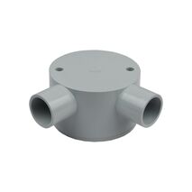 20mm Shallow Junction Box Right Angle – Box of 10