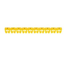 CAB3 - Markers for terminal blocks and wiring 0.15 to 0.5mm² black symbols on yellow background 0.15-0.5mm² symbol ~ pack of 300