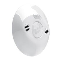 Sensor for work areas - ceiling mounted dual vacancy/occupancy all load 3 wire with override IP20 240V a.c. 8m?