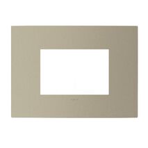 ARTEOR Square 3 Module Horizontal Coverplate Champagne