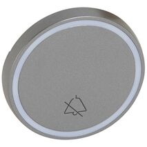 Arteor hotel equipment - BUS/SCS - Round key cover - with symbol DO NOT DISTURB - 2 modules magnesium