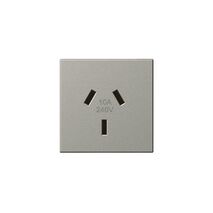 Arteor modular - Single powerpoint autoswitch mechanism 1 gang 10A 240V a.c. magnesium