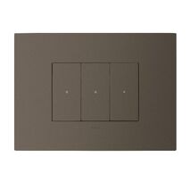 ARTEOR with NETATMO - Smart Switch Horizontal - 3 Gang - 3 Wire - Magnesium