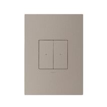 ARTEOR with NETATMO - Smart Dimmer Vertical - 2 Gang - 3 Wire - Aluminium