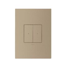 ARTEOR with NETATMO - Smart Switch Vertical - 2 Gang - 3 Wire - Champagne