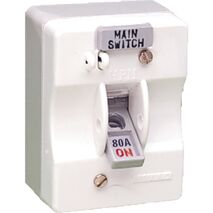 HPM 3P 80A 415V a.c. Back Entry Surface Mount Mains Switch