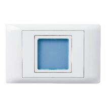 Excel Life - Common plate - Signalling blue LED light 1W 240V a.c. white