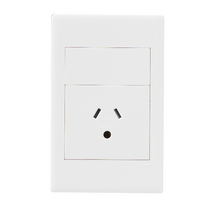 Excel Life 10A Round-Earth Autoswitch Vertical Single Powerpoint Gloss White
