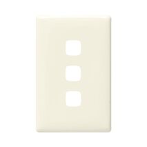 Linea Coverplate 3 gang cream