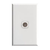 Excel - TV outlet F to Pal 1 gang 75 Ohm white