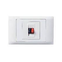 Excel Life - Common plate - Loudspeaker outlet white